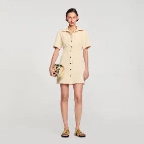 Short button-up dress