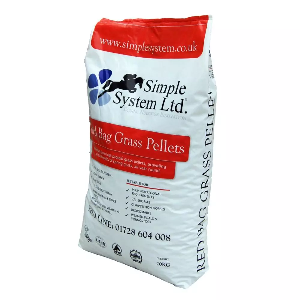 Simple Systems Red Bag Grass Pellets