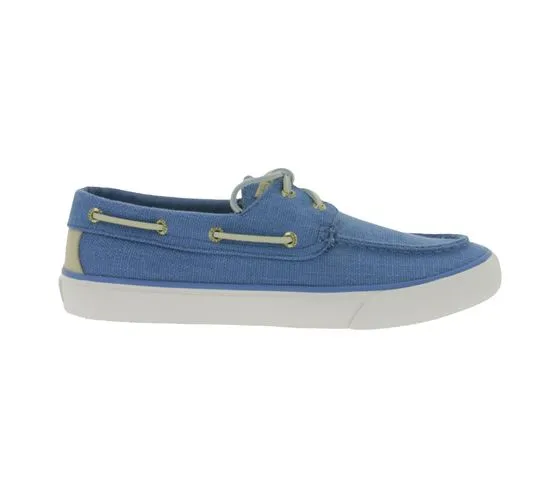 SPERRY Bahama Striper SC sneakers da uomo in tela con tecnologia wave siping nera, blu o beige