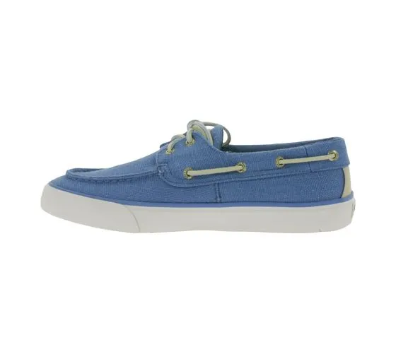 SPERRY Bahama Striper SC sneakers da uomo in tela con tecnologia wave siping nera, blu o beige