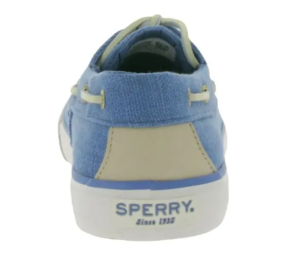 SPERRY Bahama Striper SC sneakers da uomo in tela con tecnologia wave siping nera, blu o beige