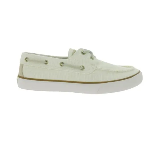 SPERRY Bahama Striper SC sneakers da uomo in tela con tecnologia wave siping nera, blu o beige