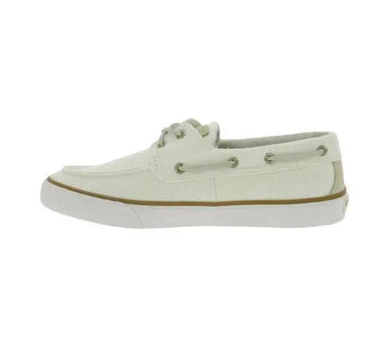 SPERRY Bahama Striper SC sneakers da uomo in tela con tecnologia wave siping nera, blu o beige