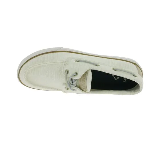 SPERRY Bahama Striper SC sneakers da uomo in tela con tecnologia wave siping nera, blu o beige