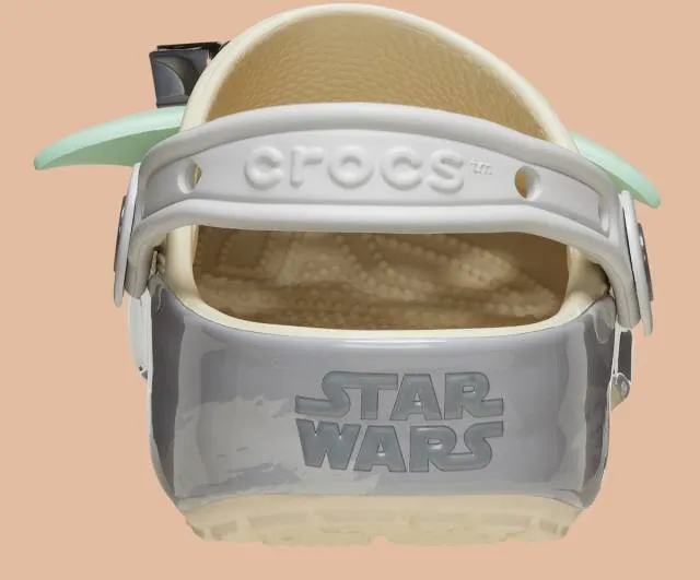 Star wars x crocs classic clog (grogu/ cream/ bone) men us 8-13 209482-2y2