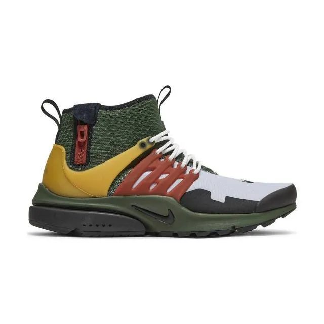 Star wars x nike air presto mid utility (boba fett/ carbon green/