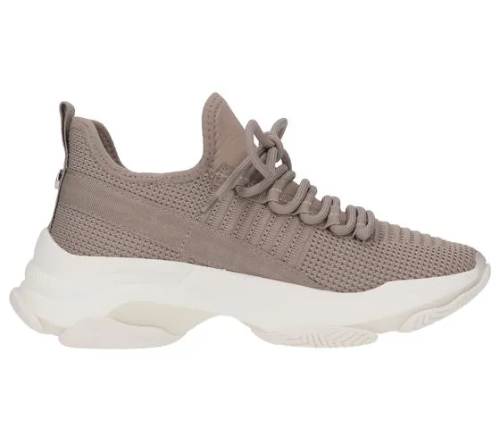 STEVE MADDEN Mac women's sneakers in a knitted look with removable footbed SM11000907-04004-482 taupe-gray