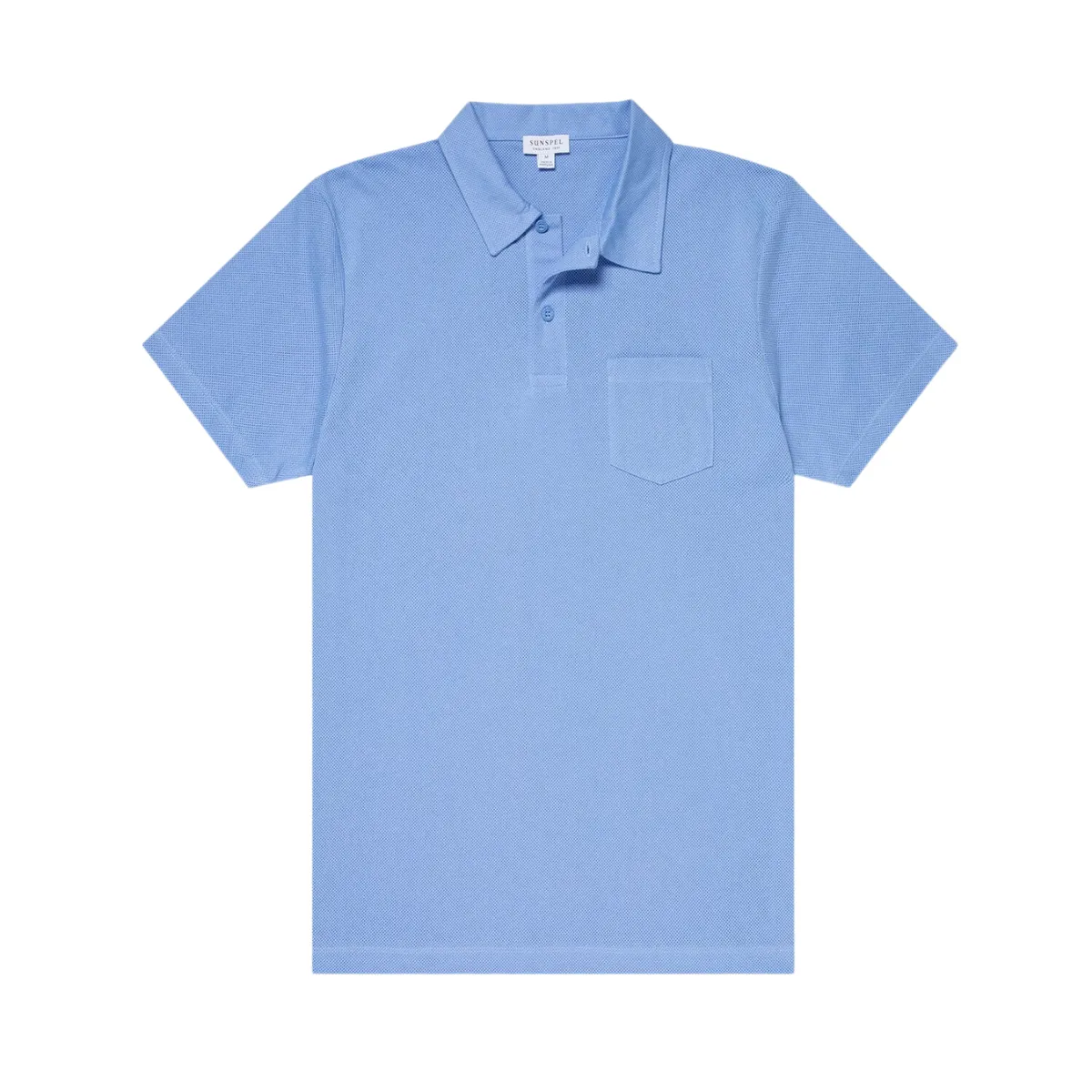 Sunspel   Riviera Polo Shirt Cool Blue