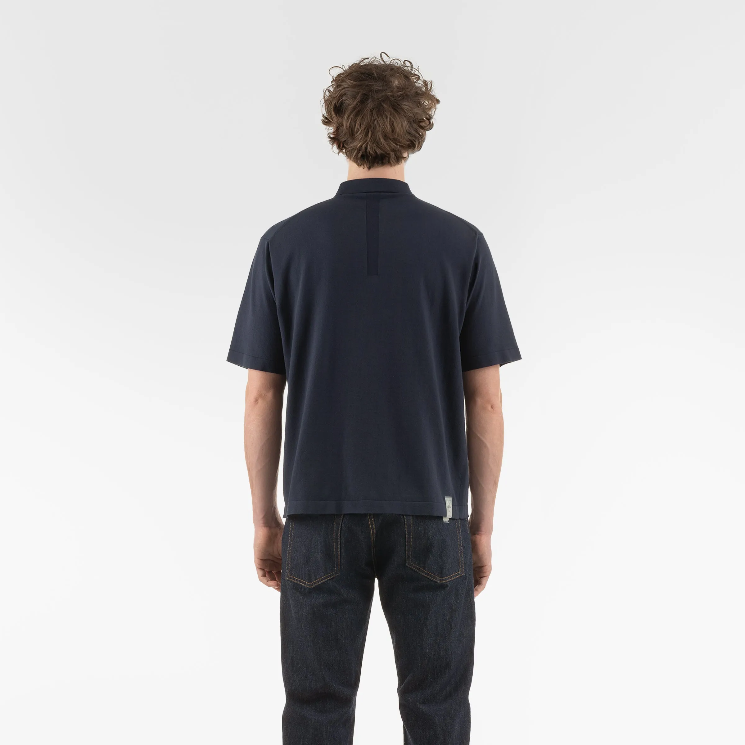 SUPERIOR PIMA POLO 18G / BLUE NAVY