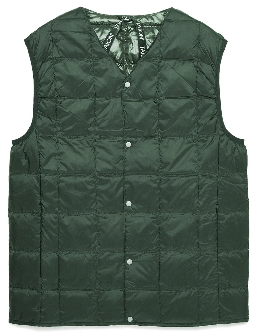 Taion Taion-001 Down Vest Green