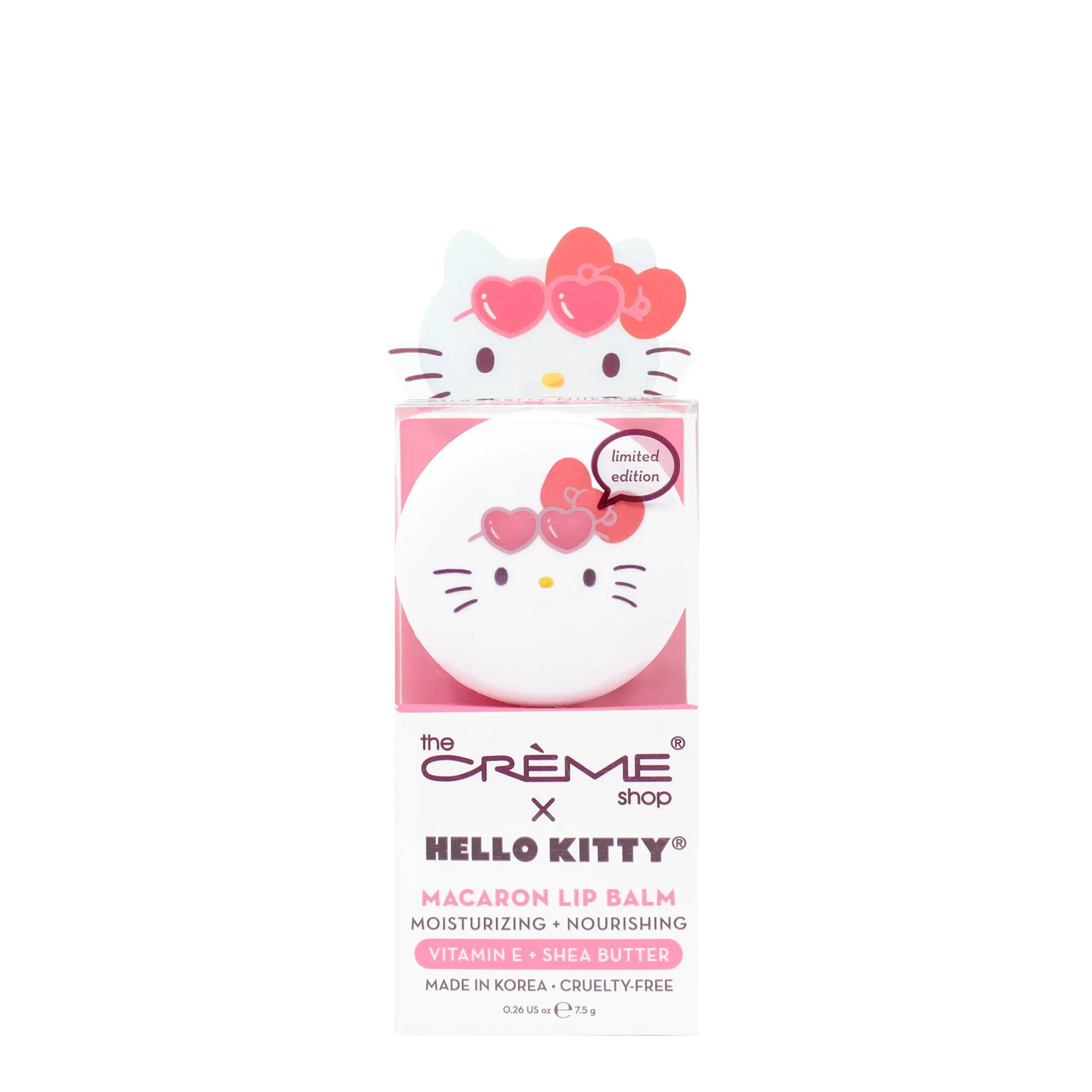 THE CREME Hello Kitty Strawberry Milkshake Bálsamo Labial Macarron