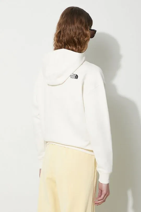 The North Face cotton sweatshirt W Light Drew Peak Hoodie women's beige color NF0A3RZ4QLI1