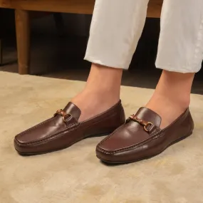 The Porter Brown Men's Leather Loafers Tresmode