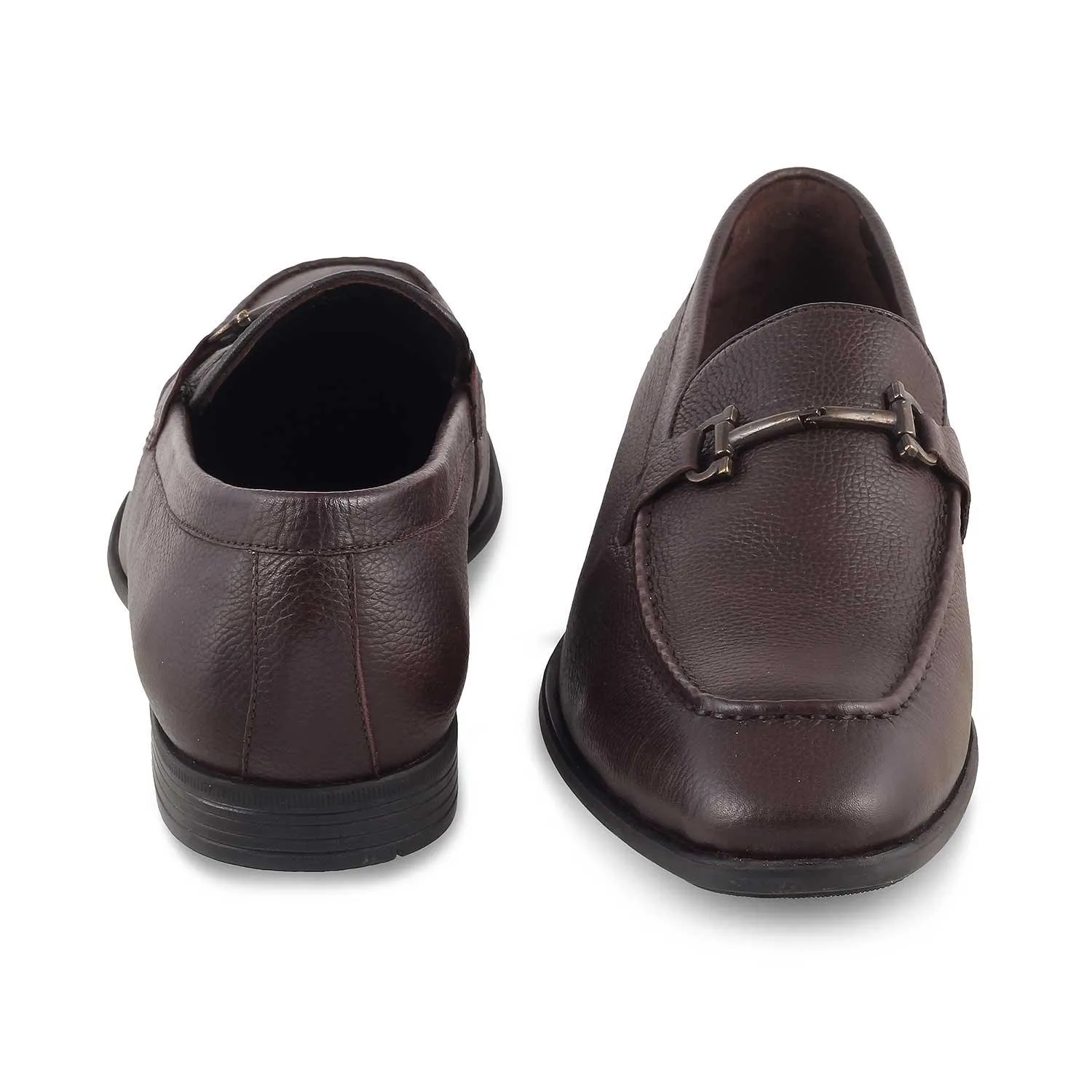 The Tumac Brown Men's Leather Loafers Tresmode