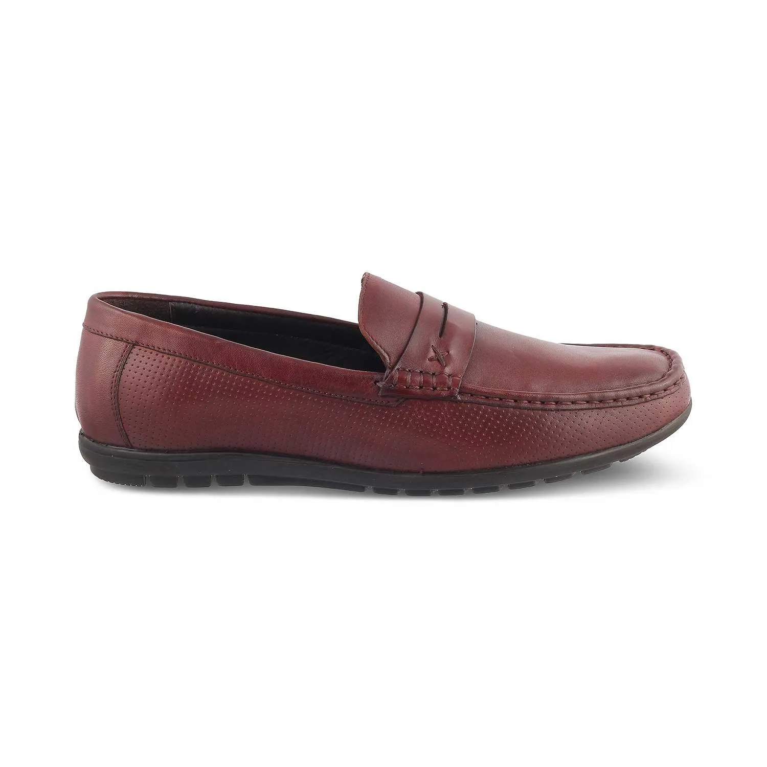 The Yolof Brown Men's Leather Loafers Tresmode