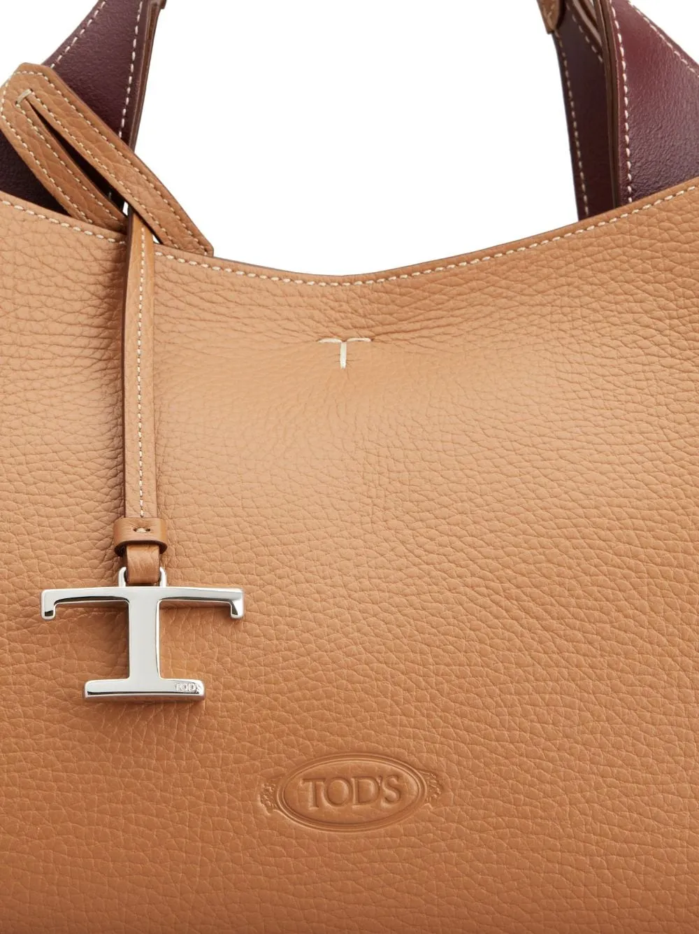 Tod's    Tod's T Timeless Mini Leather Tote Bag