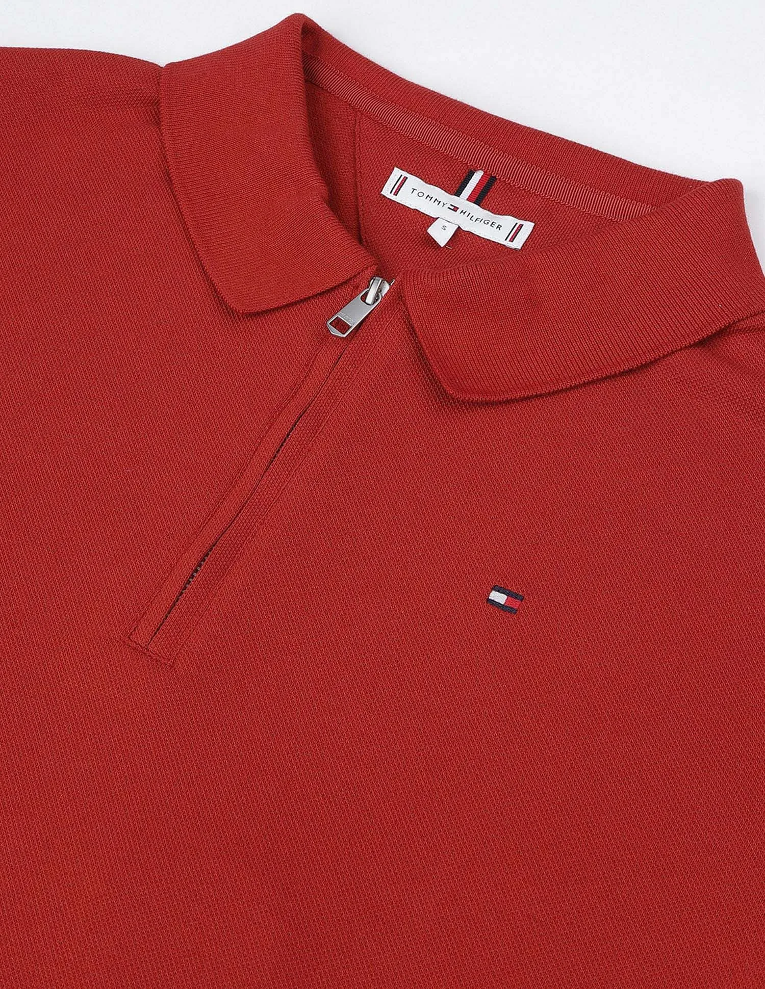 Tommy Hilfiger Open Neck Polo Shirt