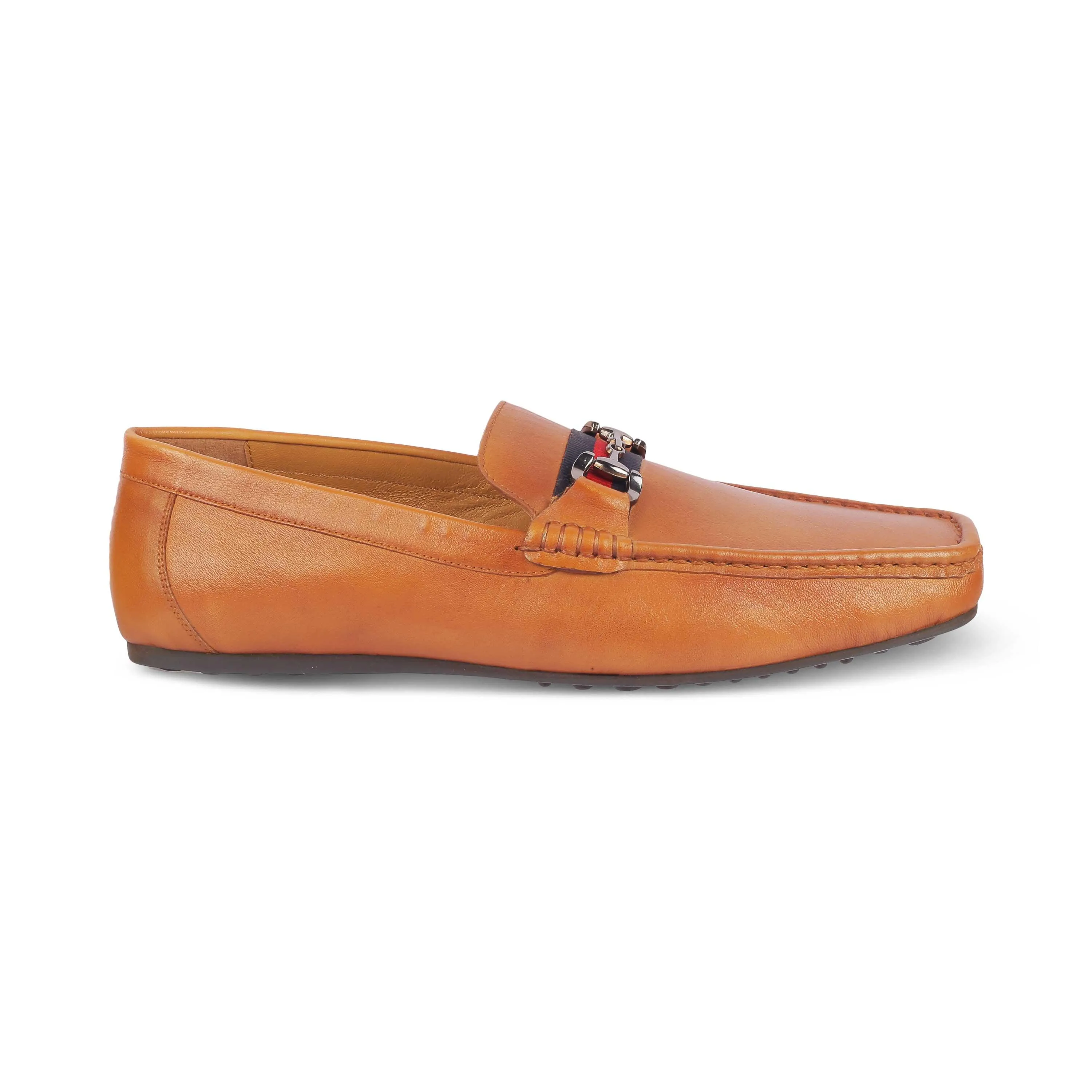 Tresmode Bilbao Tan Men's Leather Loafers