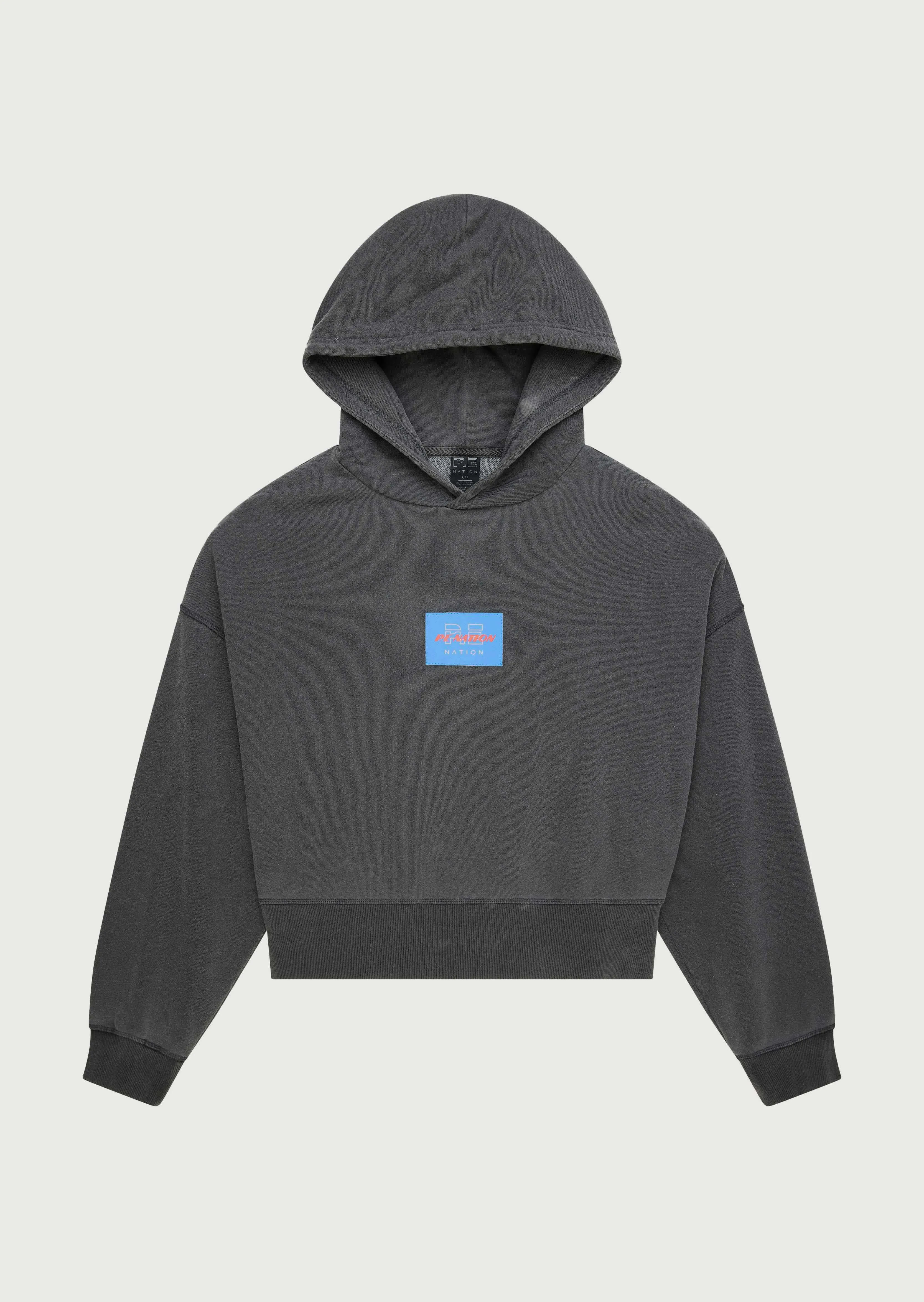 TRIFECTA HOODIE IN WASHED BLACK