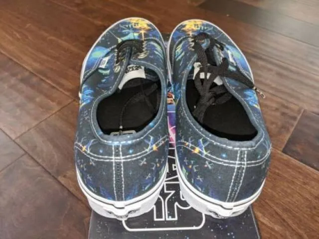 Vans star wars x authentic a new hope movie poster 2014 vintage mens new rare