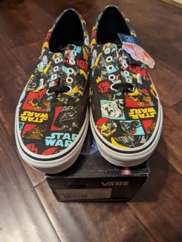 Vans star wars x era classic repeat movie boba vader 2014 vintage mens new rare