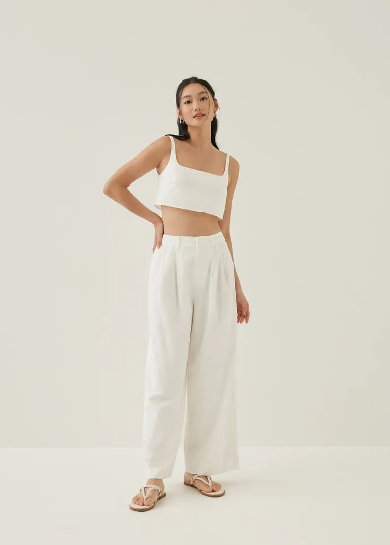 Veera Padded Cropped Tank Top