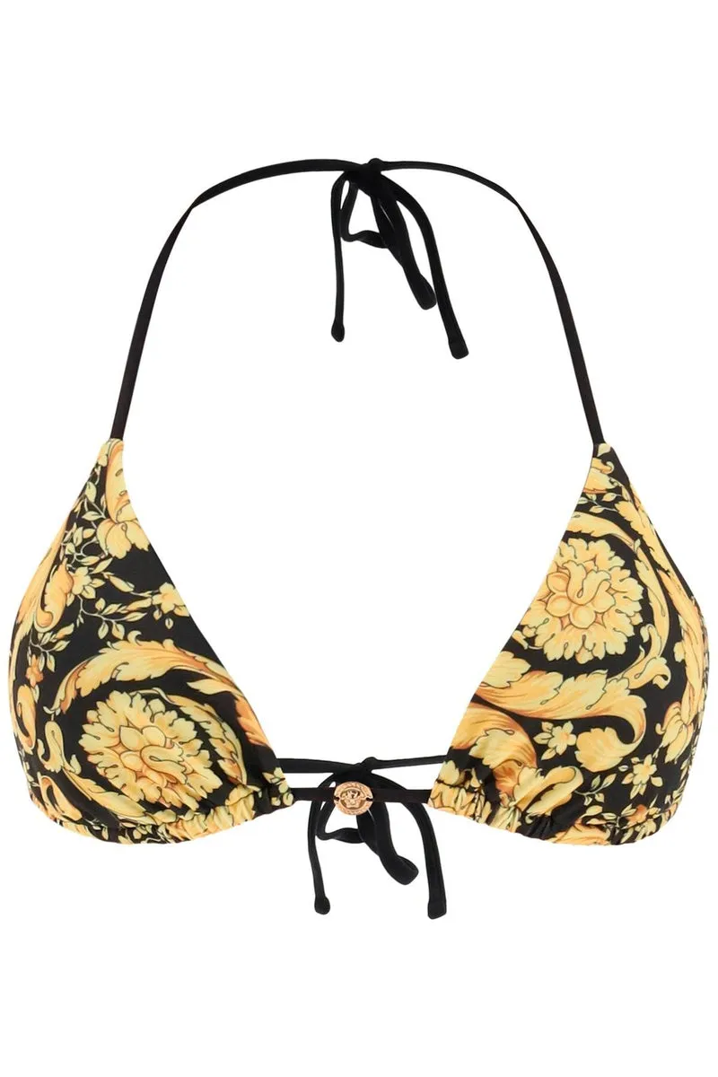 Versace    Versace Barocco Triangle Bikini Top