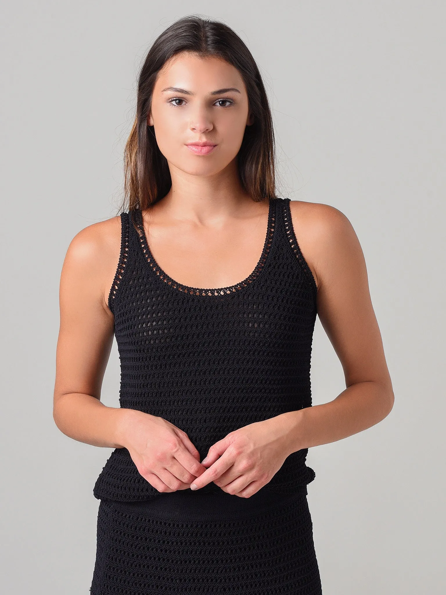     VINCE  Women's Crochet Tank Top    