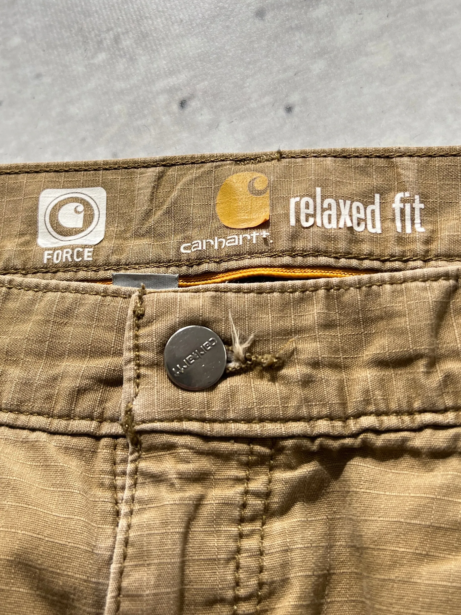 Vintage Carhartt rip stop canvas cargo pants (W34 x L30)