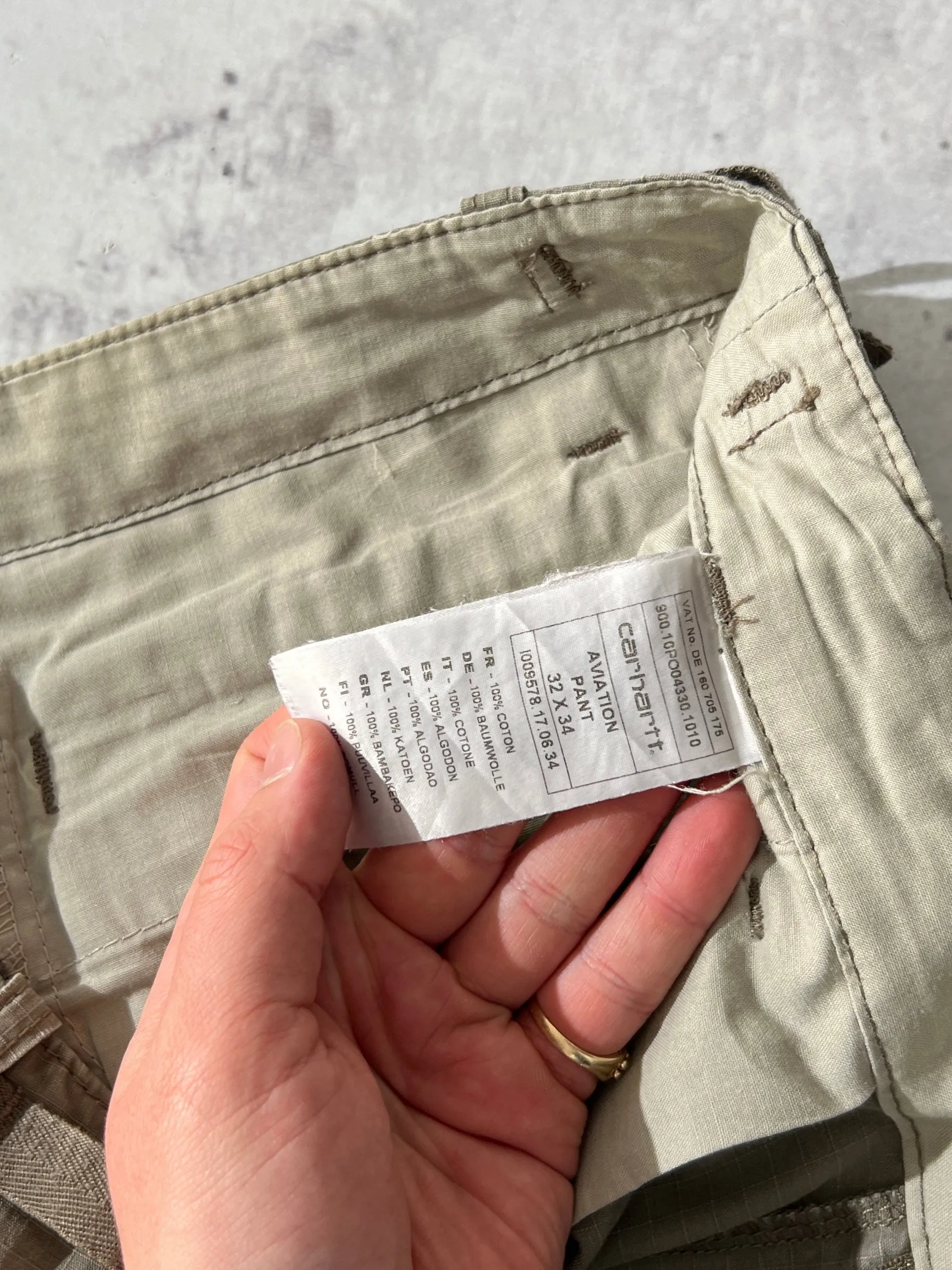 Vintage Carhartt Ripstop Aviation cargo pants (W32 x L34)