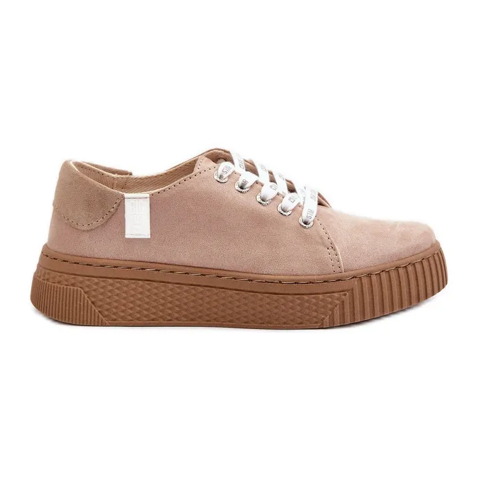 Women's Sneakers Memory Foam System Big Star NN276002 Dark beige