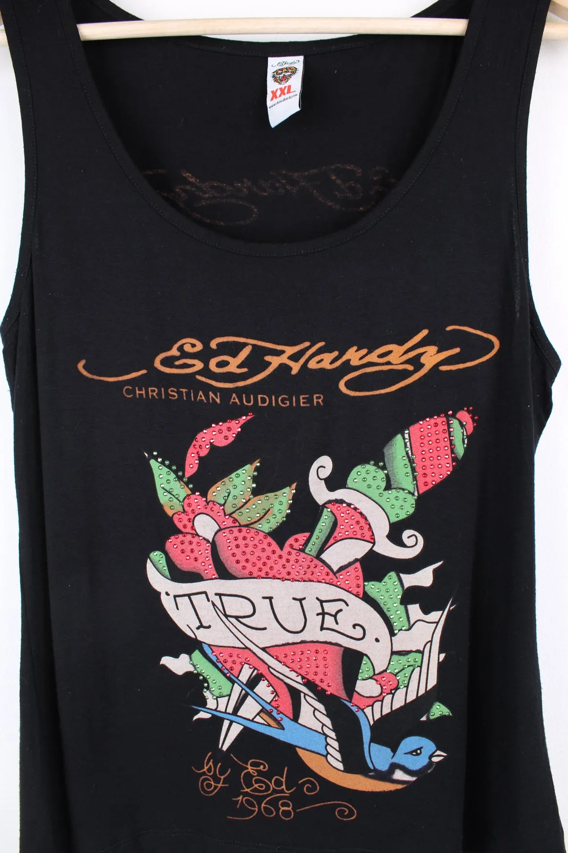 Y2K Ed Hardy Vest Top